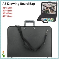 ESPOIR 1Pcs A3 Folder Bag, Top Handle Zipper Closure A3 Drawing Board Bag, Waterproof With Shoulder 