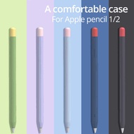 Angel-Fetish】เคสนิรภัยป้องกันสำหรับ Apple Pencil 1 2เคสป้องกันการสูญหายป้องกันการกระแทกซอง Slilicone สำหรับ Ipad แท็บเล็ต Touch Pencil 2 1ชุด