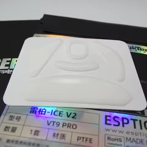 1 Pack Original Esports Tiger ICE V2 Mouse Skates Mouse Feet For Rapoo VT9 PRO Mouse White Arc Espor