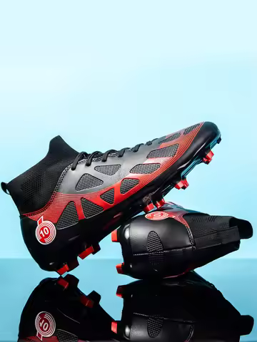 New breathable football shoes FG/AG long nail artificial grass suitable for training and match fans 