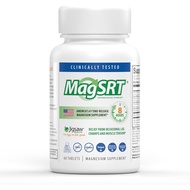 Jigsaw Health MagSRT | Magnesium plement with Vitamin B6, Folate & B12 | 60 Tablets | 15 Servings