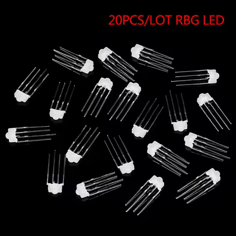 20pcs Mechanical Keyboard Light RGB LED 4pin RBG Lamp Full-color For Kailh OTM Gateron Greetech Swit