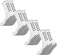 Gain The Edge Soccer Grip Socks - Set - White