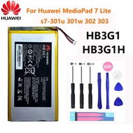 Hua Wei 4000MAh HB3G1สำหรับ Huawei MediaPad 7 Lite S7-301u 301W 302 303แท็บเล็ต PC HB3G1H bateria แบ