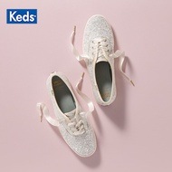Keds Co-Branded Kate Spade Cooperation Style 2020 Spring New Style Lace-Up Platform Shoes Sequined Wedding Shoes