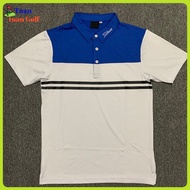 T-shirt golf pakaian lelaki lengan pendek musim panas boleh bernafas pakaian baju baju atas lelaki s