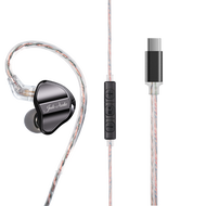 FiiO Fly Sound JD1 In-Ear Dynamic HiFi Headphones with Mic Type-C Line Control for Mobile Phone And 
