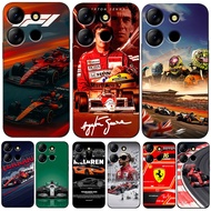 Case For INFINIX NOTE 30i 4G 30VIP Silicon Phone Back Cover black tpu case F1 team Ayrton Senna Lewi