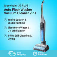 GRAYWHALE Floor Washer J6 Plus 18kPa 40min Runtime w/ Sewage Sterilization Floor Washing Machine | UV sterilization | Electrolyte Water 洗地机