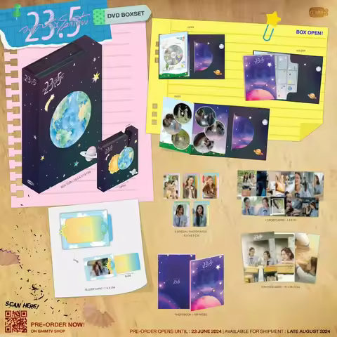 2025 GMM TV MilkLove 23point5 Official Peripheral Box Photo Book Postcard Small Card Poster Postcard