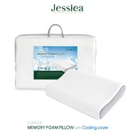 Jessica หมอนหนุน รุ่น Memory Foam CoolingCover-Pillow ให้สัมผัสที่เย็นสบาย ป้องกันไรฝุ่นเชื้อรา และ แบคทีเรีย