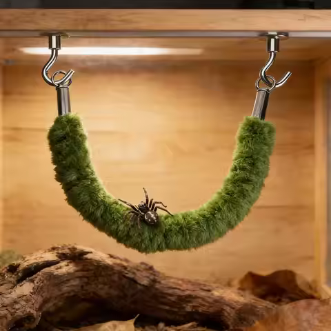 Jumping Spider Bridge Hermit Crab Climbing Enclosure Bridge Swings Spider/Gecko Jumping stand Climbi