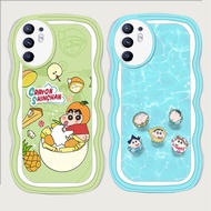 CA6 Crayon Shin-chan Casing for OPPO Reno 4F 6 5 4 Lite 5G TPU Phone Case