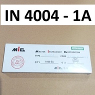 1000pcs diode in4004 MIC diode 1A IN 4004