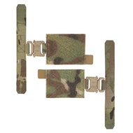 KRYDEX ยุทธวิธีปล่อยอย่างรวดเร็วหัวเข็มขัดโลหะ Molle ด้านข้างพร้อมหลอดเข็มขัดเข็มขัดอะแดปเตอร์สำหรับ