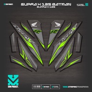 UV TRANSPARENT STRIPING SUPRA X 125 BATMAN MOTIF IP29 WAVE 125 BETMEN STICKER SIMPLE GRAPHICBENING