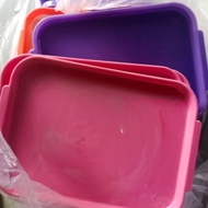 2 Storage trays 23cm x 16cm x 1.4cm Random color - Cooking toys for beloved children....TP STORE