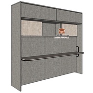 Smart Avalon Murphy Bed Convertible Super Single & Queen Murphy Bed With Desk, Storage & Mattress