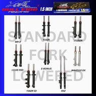[1.5 INCH] STANDARD FORK LOWERED LAY FORK STD FORK LC135 55D Y15ZR MR3 RXZ E-BONUS Y125ZR WAVE110 DX