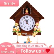 Granty Cuckoo Clock Tree House Wall Art Vintage Decoration For Home Authentic