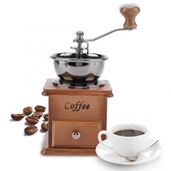 Grinder Coffee Grinder Household Hand-Cranked Coffee Wooden Coffee Grinder Retro Grinder 3SHR