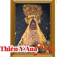 Hanging paintings, magical black THIEN Y ANA worship photos + Beautiful bright photo frames sized A3