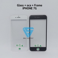 KACA LCD + LEM OCA IPHONE 7 7G + FRAME