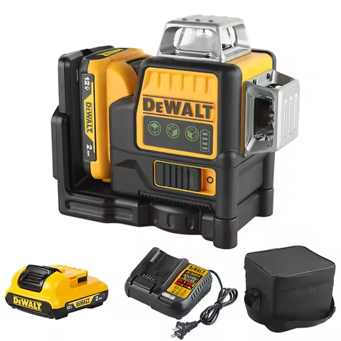 DeWalt Battery laser level DW089LG laser 12 Lines 360 laser measuring tool construction laser Degree