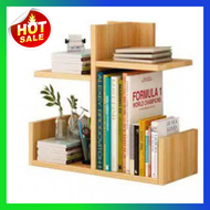 Sturdy Wooden Table Top Book Rack Book Shelf - wawaazele24