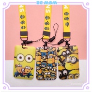 【ZCMom】Minions Despicable Me Card Holder Bus Ezlink Card Holder with Lanyard  l Children Day Gift l Birthday Gift l Christmas Gift