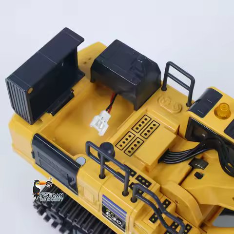 PC520 1/50 Radio Control Excavator Electric RC Digger Construction Vehicle Finished Model Toys Metal