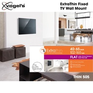 Vogel's THIN 505 ExtraThin Fixed TV Wall Mount Bracket  40" to 65" wall Distance 15mm up to 40kg Lifetime Warranty