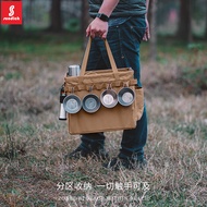 Outdoor Storage Bag Foldable Camping Open Tote Bag Tableware Equipment Storage Bag Multifunctional T