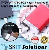 Proda Remax PD-P01 Kayan Powerbank Power Bank 10000mAh Portable Charger Phone