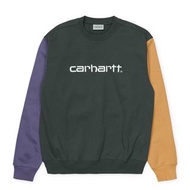 Carhartt WIP Tricol Sweat 限量款S號 拼接色 長袖上衣 大學t