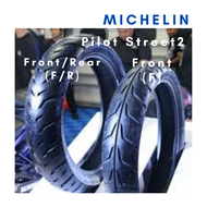 Michelin รุ่น Pilot Street2 ยางนอกมอเตอร์ไซด์ ขอบ-12, 13 และ 14 (คละไซส์-เลือกได้) จำนวน 1 เส้น