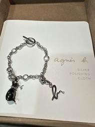 全新agnès b.貓咪手鍊