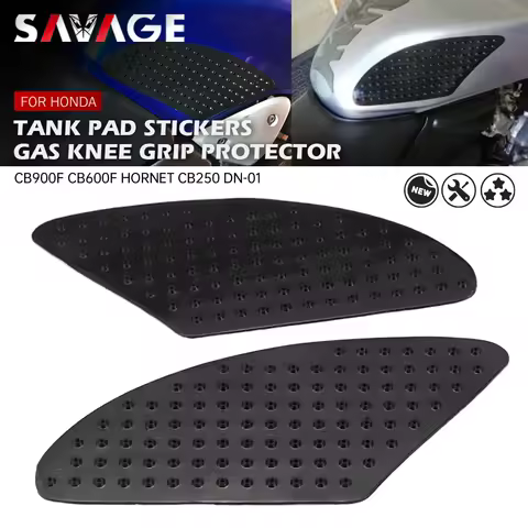 Motorcycle Fuel Tank Pads Sticker For HONDA CB900F CB600F HORNET CB250 DN01 Side Decals Gas Knee Gri