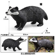 Simulation Animal Toy Model European Badger Dog Badger Weasel Branch Badger Weasel Children Cognitiv