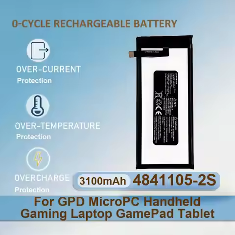 Battery For GPD WIN 1 Max 2 XD 3 4 AEC555779-3S1P Mini MicroPC Handheld Gaming Laptop GamePad Tablet