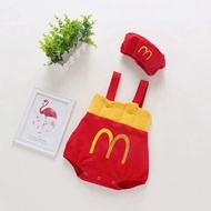 MCD baby Romper with cute cabaret hat