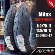 ยาง Mitas Sport Force + ขอบ 17 สำหรับ Ninja300 Ninja400 CBR150R CBR300 R3 MT15