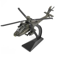 C Apache Armed Alloy Helicopter Model Simulation Display Ornaments Gifts Collection
