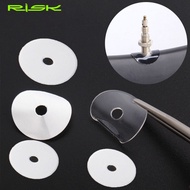 20pcs/set RISK Mountain Road Bike Bicycle French Presta Valve Sticker Rim Protection Gas Air Nozzle Glue Pad Tube Tire Gasket