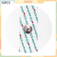 SEL 50x Set Professional Non-woven Electrode Disposable Electrode Pads for ECG EKG Heart Monitor Ele