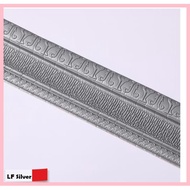 LIST FOAM 3d WALLBORDER  PROFIL STIKER UK 230 CM X 5 CM MOULDING DEKORASI BORDER PLAFON