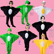 Boy and Girl Animal Show Costume Crow, Owl, Eagle, Peacock, Parrot Animal Costume Halloween costume