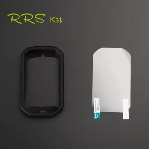 Rrskit Bicycle Computer Protection Cover Silicone With High Definition Film For Bryton Rider 320 420