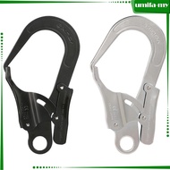 [UmifaMY] Self Locking Carabiner Locking Snap Hook Portable Metal Spring Snap Hook Clip for Rappelli