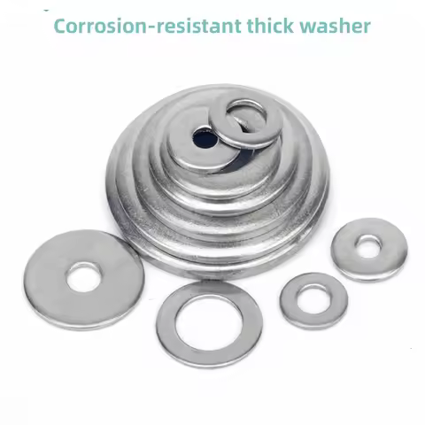 M1.6 M2 M3 M5 M6 M8~ M24 304 Stainless Steel Gasket Ultra-thin Metal Screw Flat Washer Standard Incr